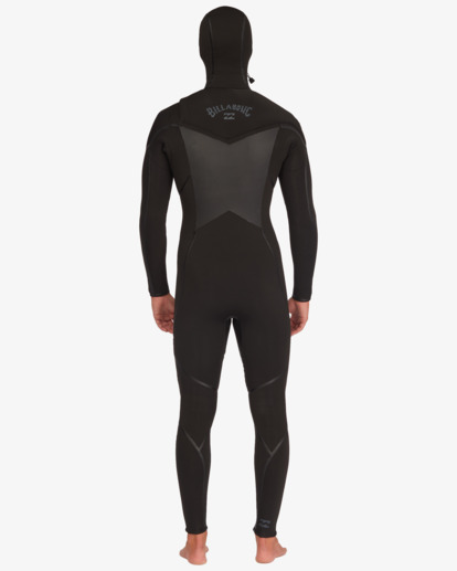 3 5/4 Absolute Plus Chest Zip Hooded Full Wetsuit Black ABYW200111 Billabong