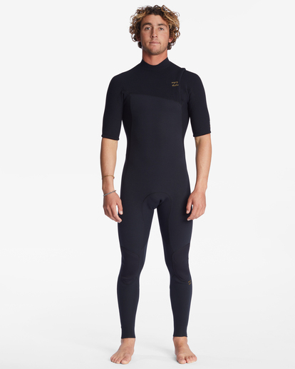 2 2/2mm Revolution Natural Short Sleeve Zipperless Fullsuit Black ABYW300111 Billabong