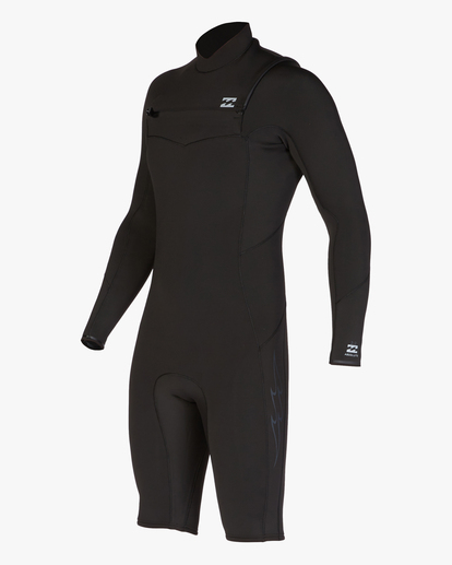 0 2/2mm Absolute - Springsuit met Lange mouw en Borstrits voor Heren Black ABYW400118 Billabong
