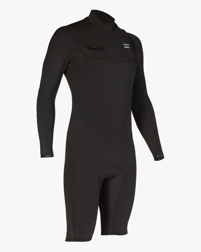 0 2/2mm Absolute - Springsuit de manga larga con cremallera en el pecho para Hombre Negro ABYW400118 Billabong