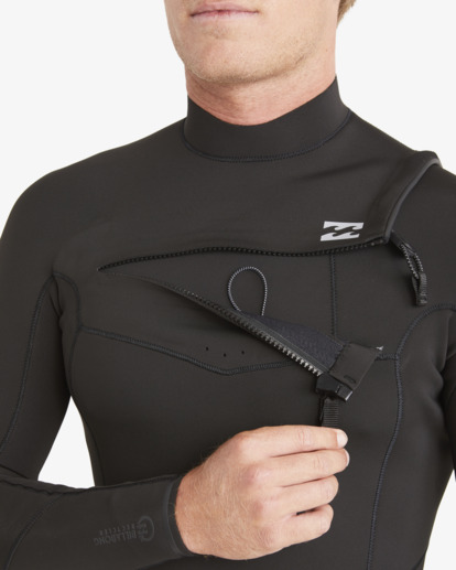 10 2/2mm Absolute - Springsuit de manga larga con cremallera en el pecho para Hombre Negro ABYW400118 Billabong