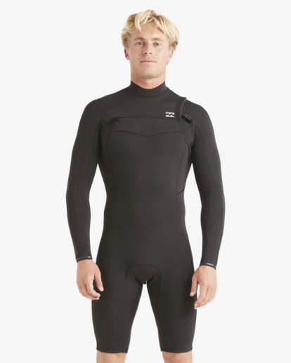 6 2/2mm Absolute - Springsuit de manga larga con cremallera en el pecho para Hombre Negro ABYW400118 Billabong
