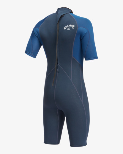 4 2/2mm Intruder - Traje de Surf de Primavera con Manga Corta y Cremallera en la Espalda para Hombre Azul ABYW500116 Billabong