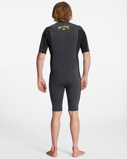 4 2/2mm Absolute - Short Sleeve Chest Zip Springsuit for Men  ABYW500118 Billabong