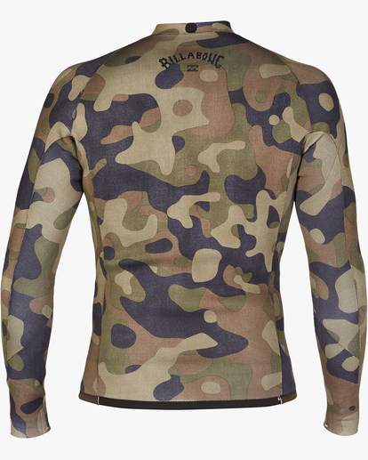 11 2mm Absolute Interchange Wetsuit Jacket Green ABYW800117 Billabong