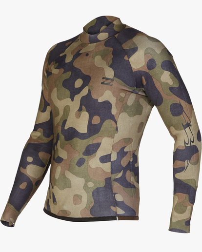 8 2mm Absolute Interchange Wetsuit Jacket Green ABYW800117 Billabong