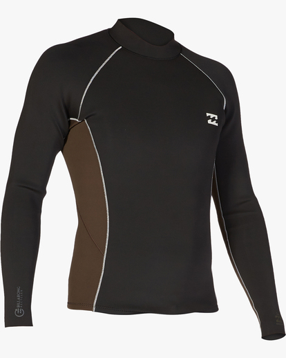 9 2mm Absolute Interchange Wetsuit Jacket Green ABYW800117 Billabong
