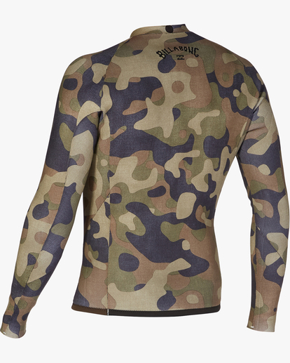 12 2mm Absolute Interchange Wetsuit Jacket Green ABYW800117 Billabong