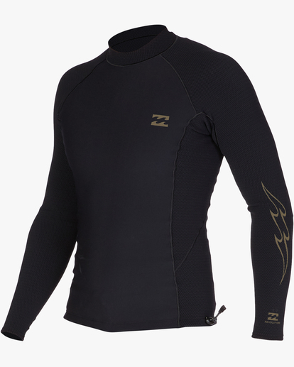 9 1mm Revolution Natural Wetsuit Jacket Black ABYW800119 Billabong