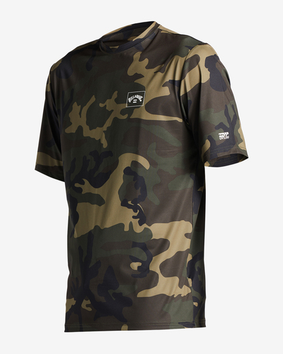 4 Arch Mesh Loose Fit UPF 50+ Short Sleeve Surf Tee Green ABYWR00100 Billabong