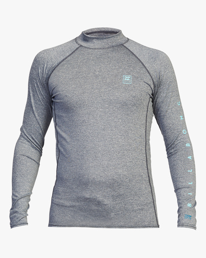 0 Unity Performance Fit Long Sleeve Rashguard Blue ABYWR00118 Billabong