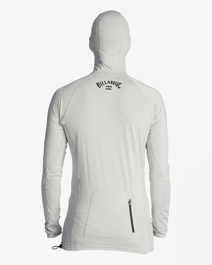 3 Strike Mission Hooded UPF 50 Long Sleeve Rashguard Grey ABYWR00199 Billabong