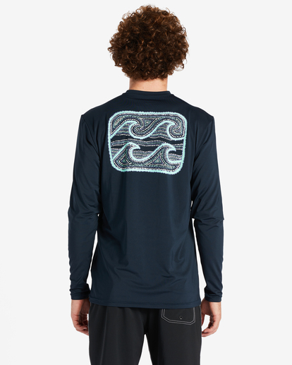 Crayon Wave Long Sleeve UPF 50 Surf T-Shirt | Billabong