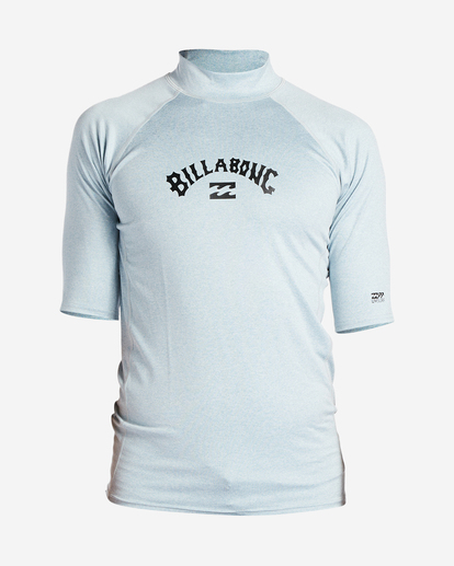 3 Arch Wave Short Sleeve Rashguard Blue ABYWR03004 Billabong