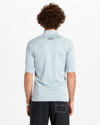 2 Arch Wave Short Sleeve Rashguard Blue ABYWR03004 Billabong