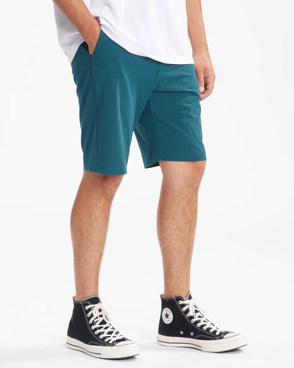 4 Crossfire Submersible Shorts 21" Green ABYWS00109 Billabong