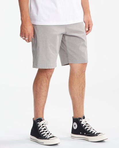 4 Crossfire Submersible Shorts 21" Grey ABYWS00109 Billabong