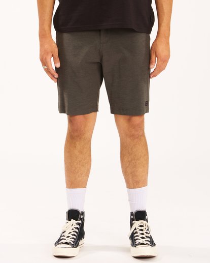 1 Crossfire Mid Submersible Shorts 19" Black ABYWS00110 Billabong