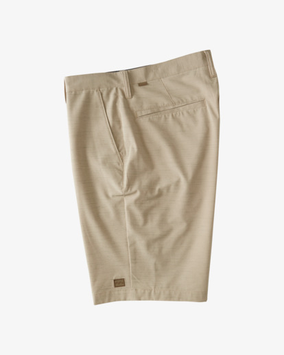 10 Crossfire Slub Submersible Shorts 21" Green ABYWS00111 Billabong