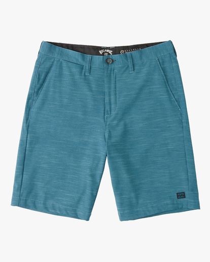 10 Crossfire Slub Submersible Shorts 21" Blue ABYWS00111 Billabong