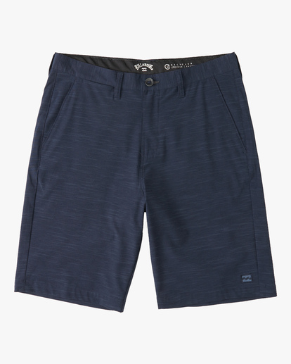12 Crossfire Slub Submersible Shorts 21" Blue ABYWS00111 Billabong