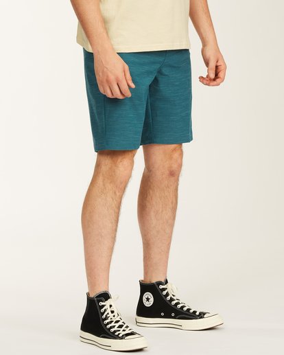 2 Crossfire Slub Submersible Shorts 21" Blue ABYWS00111 Billabong
