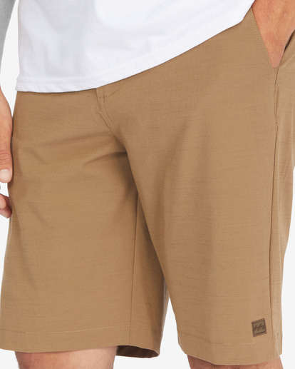 3 Crossfire Slub Submersible Shorts 21" Brown ABYWS00111 Billabong