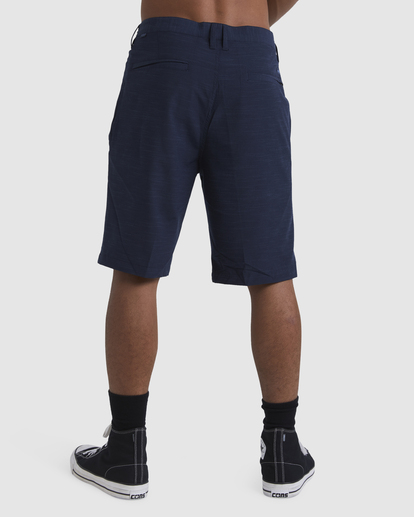 9 Crossfire Slub Submersible Shorts 21" Blue ABYWS00111 Billabong