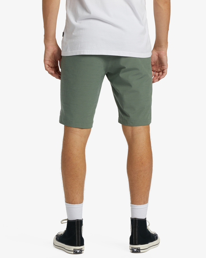 3 Crossfire Slub Submersible Shorts 21" Green ABYWS00111 Billabong