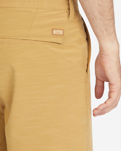 4 Crossfire Slub Submersible Shorts 21" Brown ABYWS00111 Billabong