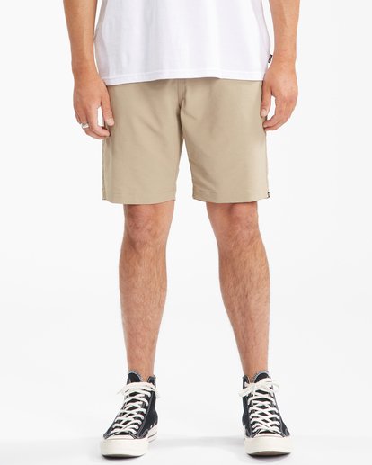 2 A/Div Surftrek Wick Shorts 20" Beige ABYWS00148 Billabong
