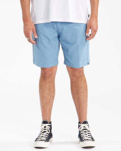 2 A/Div Surftrek Wick Shorts 20" Blue ABYWS00148 Billabong