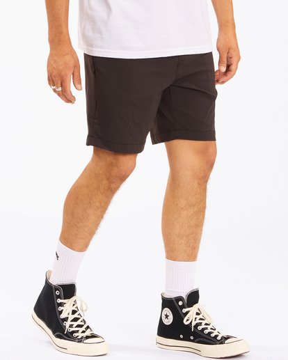 4 A/Div Surftrek Plus Shorts 19" Black ABYWS00150 Billabong