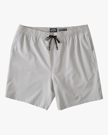 0 A/Div Surftrek Elastic Waist Shorts 17" Grey ABYWS00155 Billabong