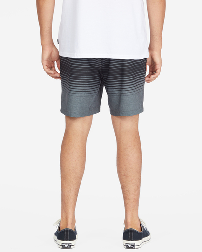 4 A/Div Surftrek Elastic Waist Shorts 17" Grey ABYWS00155 Billabong