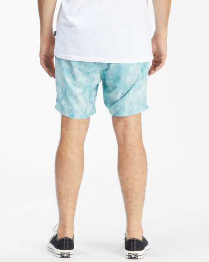 5 A/Div Surftrek Elastic Waist Shorts 17" White ABYWS00155 Billabong