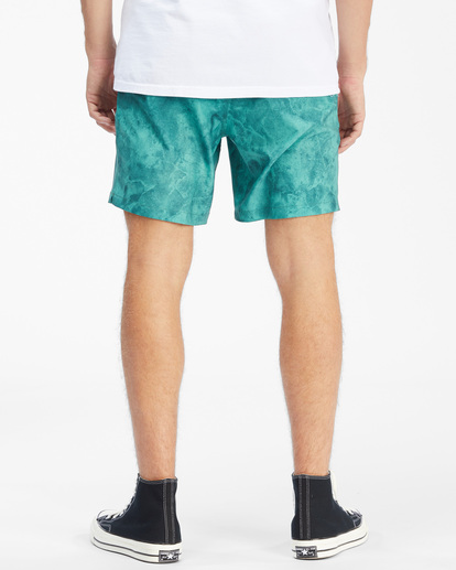 5 A/Div Surftrek Elastic Waist Shorts 17" Green ABYWS00155 Billabong