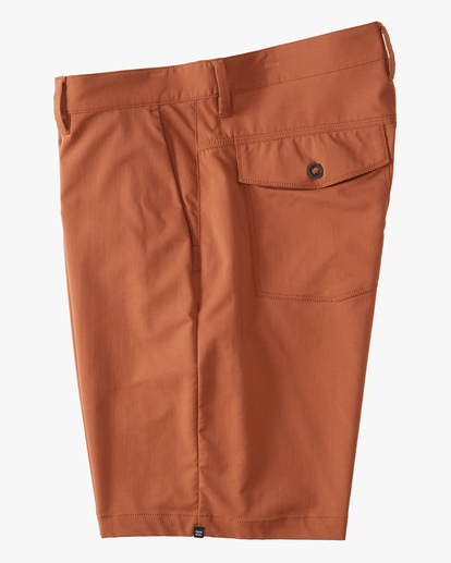 6 A/Div Surftrek Journey Shorts 20" Red ABYWS00166 Billabong