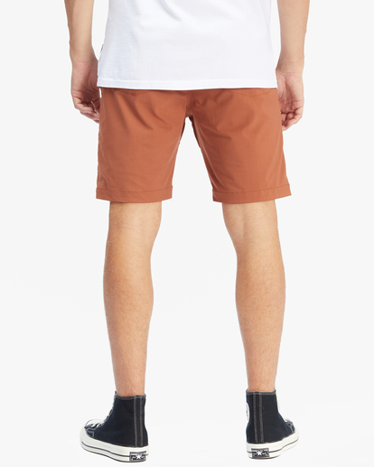 3 A/Div Surftrek Journey Shorts 20" Red ABYWS00166 Billabong