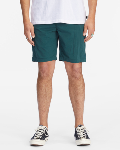 0 A/Div Surftrek Journey Shorts 20" Green ABYWS00166 Billabong
