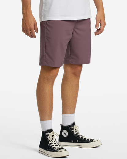 2 A/Div Surftrek Journey Shorts 20" Purple ABYWS00166 Billabong