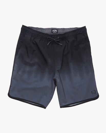 3 Crossfire Elastic '73 Submersible Shorts 18" Grey ABYWS00178 Billabong