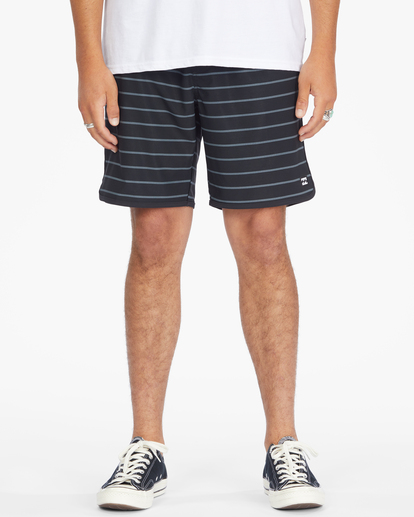 0 Crossfire Elastic '73 Submersible Shorts 18" Black ABYWS00178 Billabong