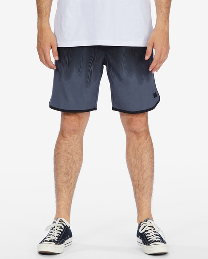 0 Crossfire Elastic '73 Submersible Shorts 18" Grey ABYWS00178 Billabong