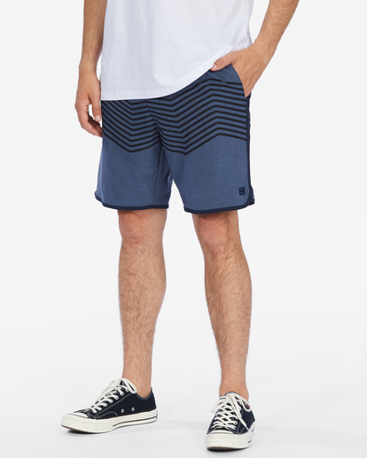 1 Crossfire Elastic '73 Submersible Shorts 18" Blue ABYWS00178 Billabong