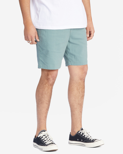 4 Layback Twill Elastic Waist Shorts 18"  ABYWS00179 Billabong
