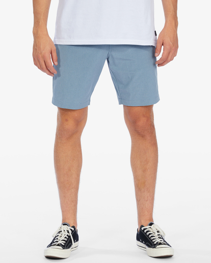 0 Crossfire Mid Submersible Shorts 19" Blue ABYWS00189 Billabong