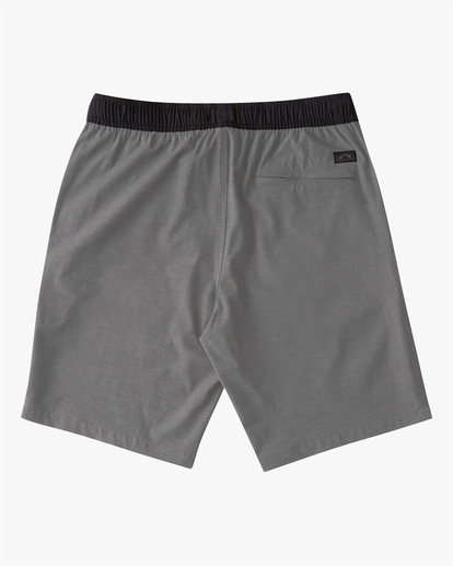 5 Crossfire Elastic Waist Submersible Shorts 18" Grey ABYWS00190 Billabong