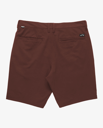 6 Crossfire Solid Submersible Shorts 20" Red ABYWS00195 Billabong