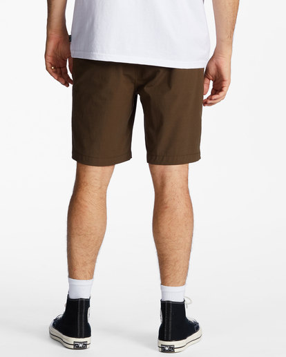 2 Crossfire Solid Submersible Shorts 20" Brown ABYWS00195 Billabong